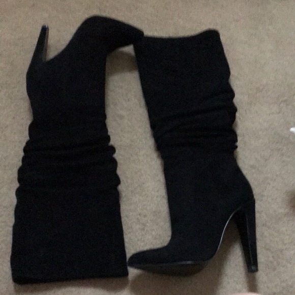 STEVE MADDEN BRAND NEW WITH BOX BLACK BOOT HEEL - Picture 2 of 3